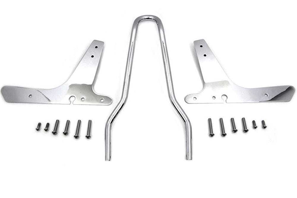 V-Twin Manufacturing, 16" Chrome Custom Sissy Bar Passenger Grab Rail 04-20 Harley Sportster 883 1200