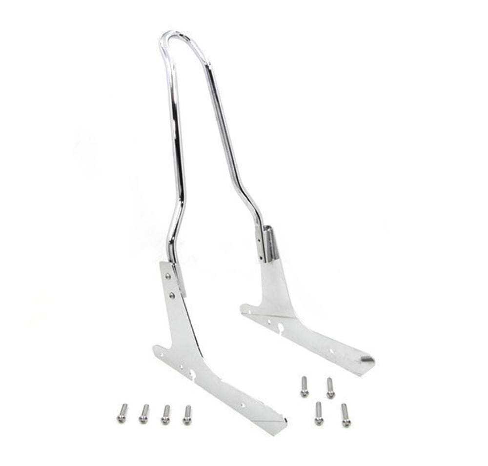 V-Twin Manufacturing, 16" Chrome Custom Sissy Bar Passenger Grab Rail 04-20 Harley Sportster 883 1200