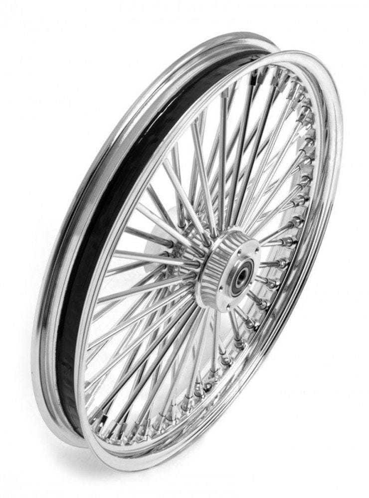 DNA Specialty, 21 2.15 Chrome Front Fat Mammoth 52 Spoke Narrow Glide Wheel Rim Harley XL Dyna