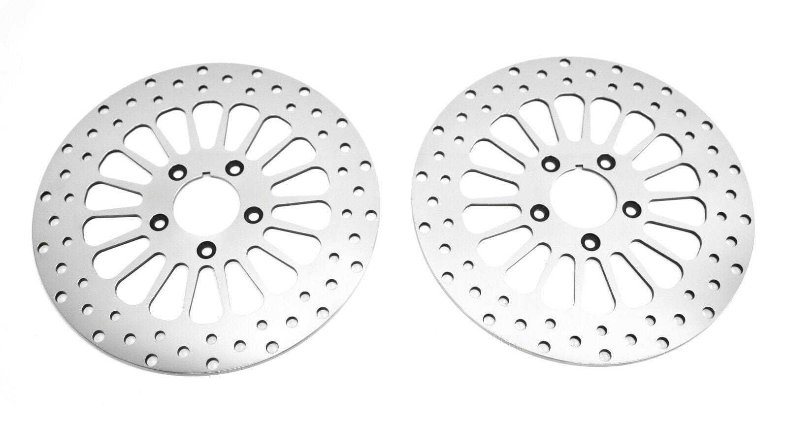 American Classic Motors, 21 3.5 Black 46 Fat Daddy King Spoke Wheel Package BW Dual Disc Harley Touring