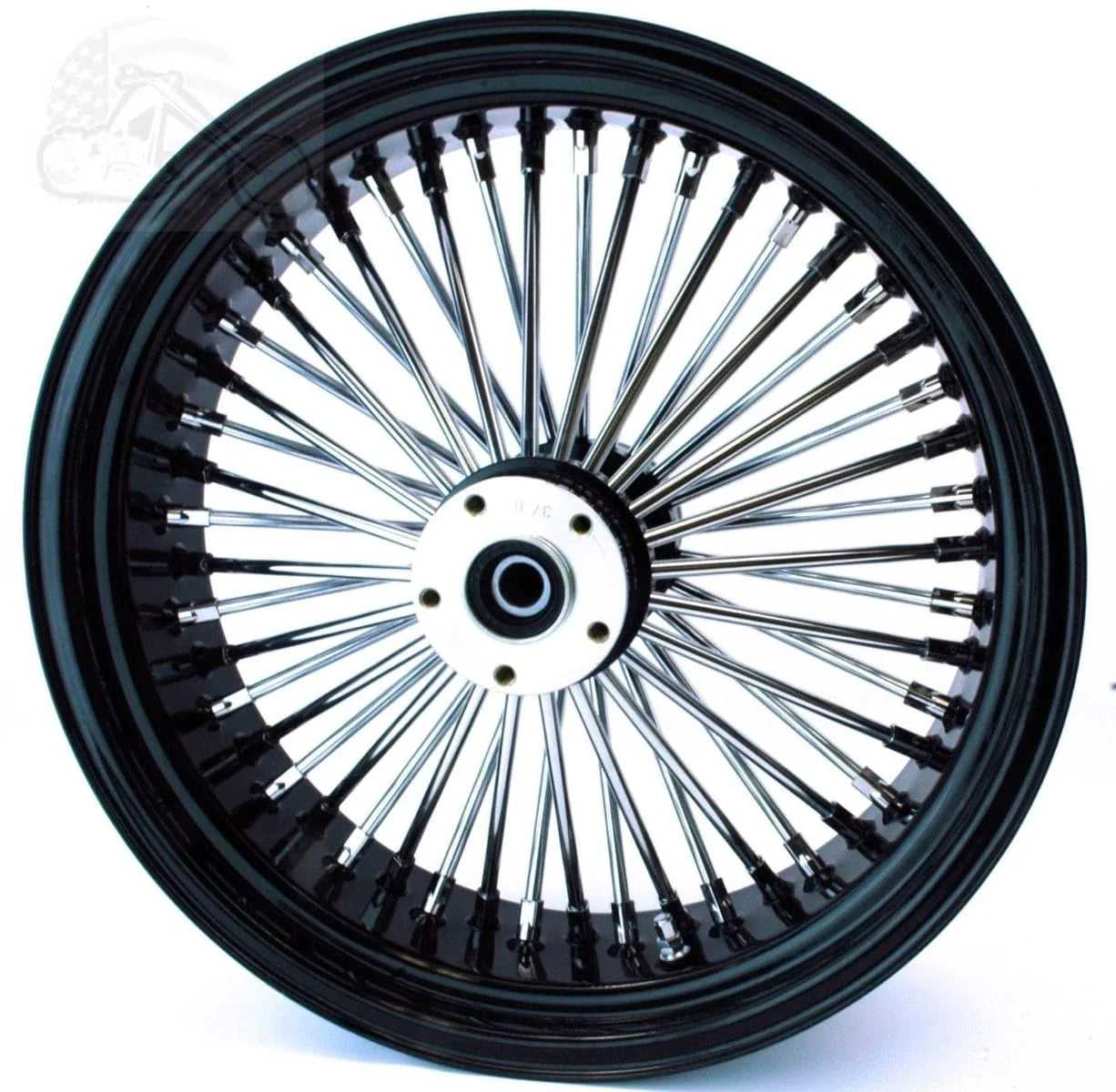 Ultima, 48 Fat King Spoke Rear 16" X 5.5" Wheel 200 Black Rim Hub Harley Chopper Custom