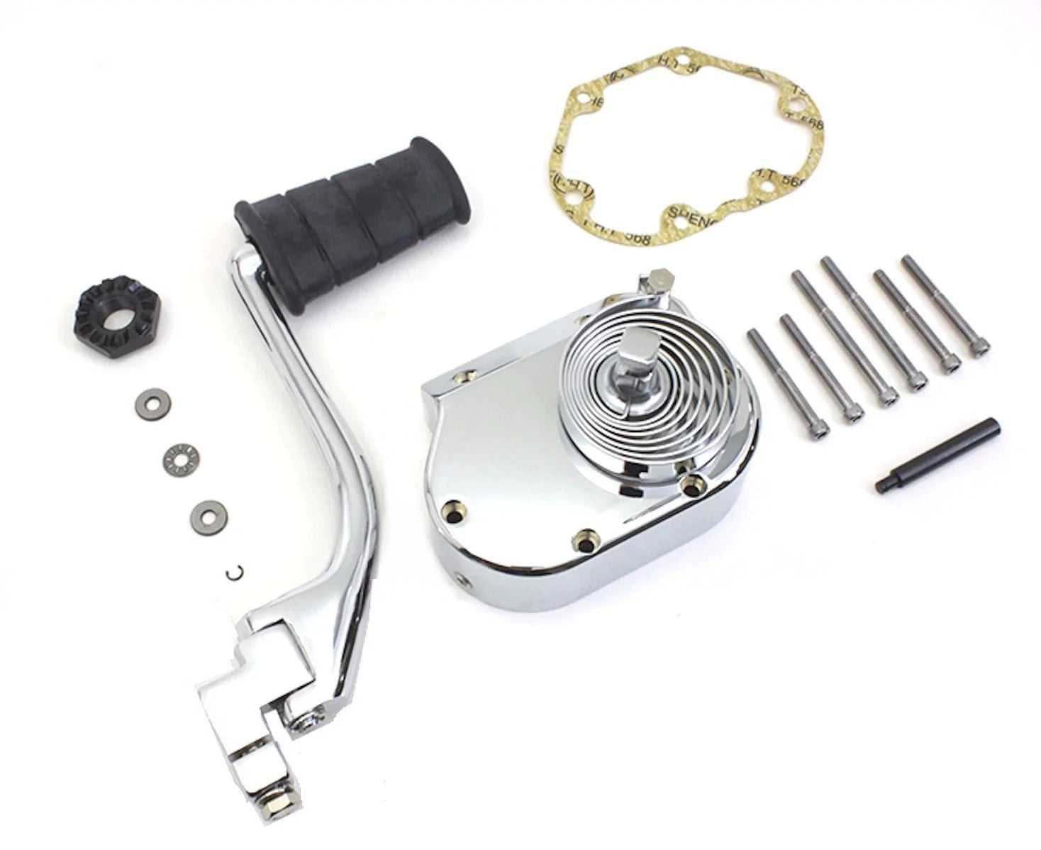 V-Twin Manufacturing, 5-Speed Transmission Kicker Kit Kick Starter Harley Evo Evolution Twin Cam w Arm