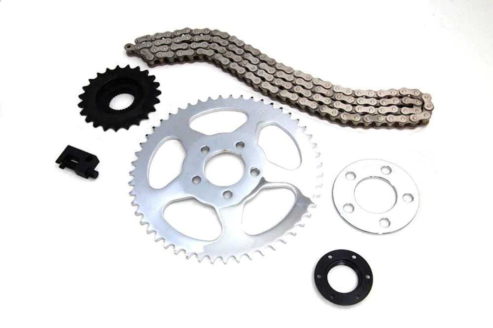 V-Twin Manufacturing, 530 Chain Sprocket Final Drive Conversion Kit 06-17 Harley 883 1200 Sportster XL