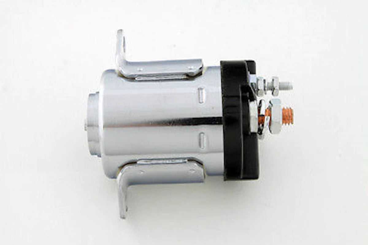 V-Twin Manufacturing, Accel Chrome 5 Five Speed Sealed Starter Solenoid Harley Shovelhead EVO Big Twin