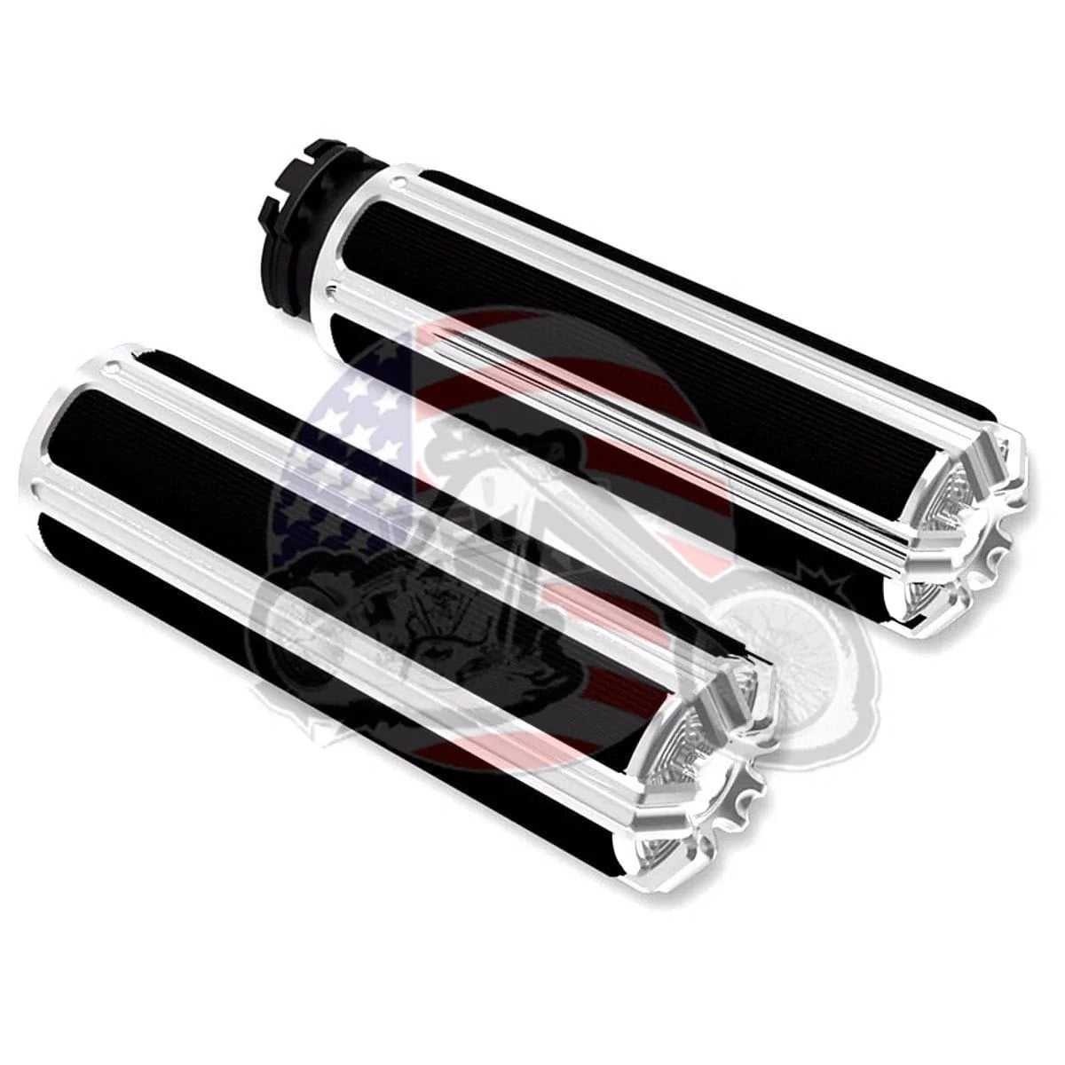 Arlen Ness, Arlen Ness 10 Gauge Cut Chrome Grips Electronic Throttle Wire Harley Touring TBW