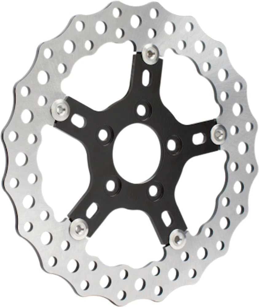 Arlen Ness, Arlen Ness Black Jagged Front Rear Brake Rotor Harley Touring Softail Sportster