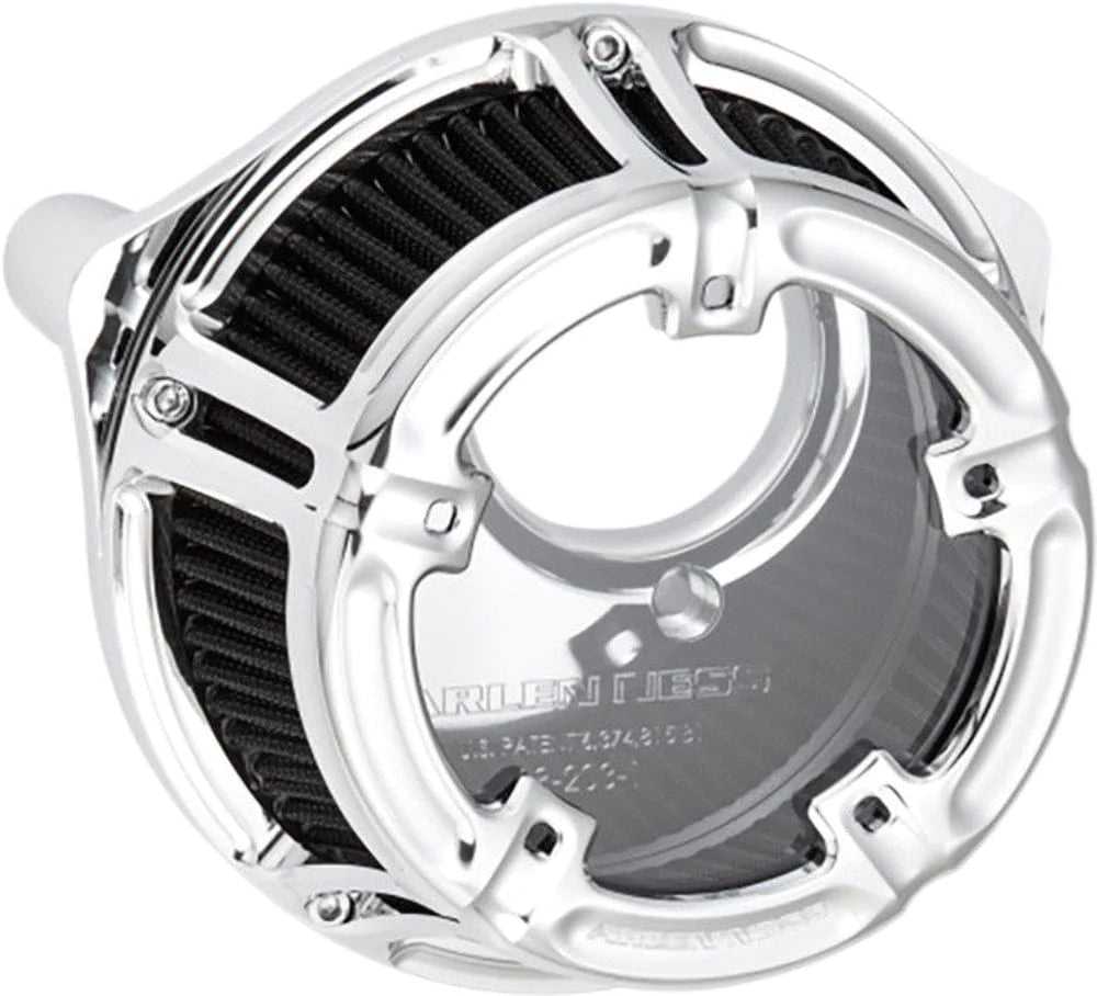 Arlen Ness, Arlen Ness Chrome Stage 1 Big Sucker Method Air Cleaner Filter Kit 2017+ Harley