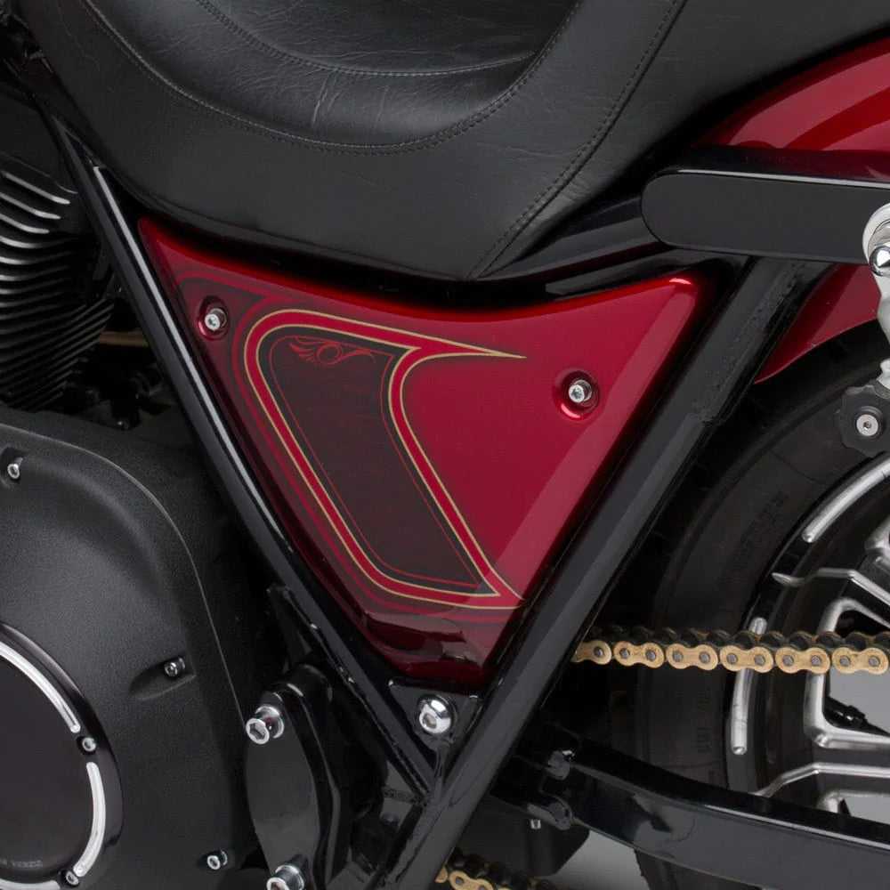 Arlen Ness, Arlen Ness Custom Harley FXR Side Covers Plates Pair Set Kit 1984-2000 FXRT FXRD