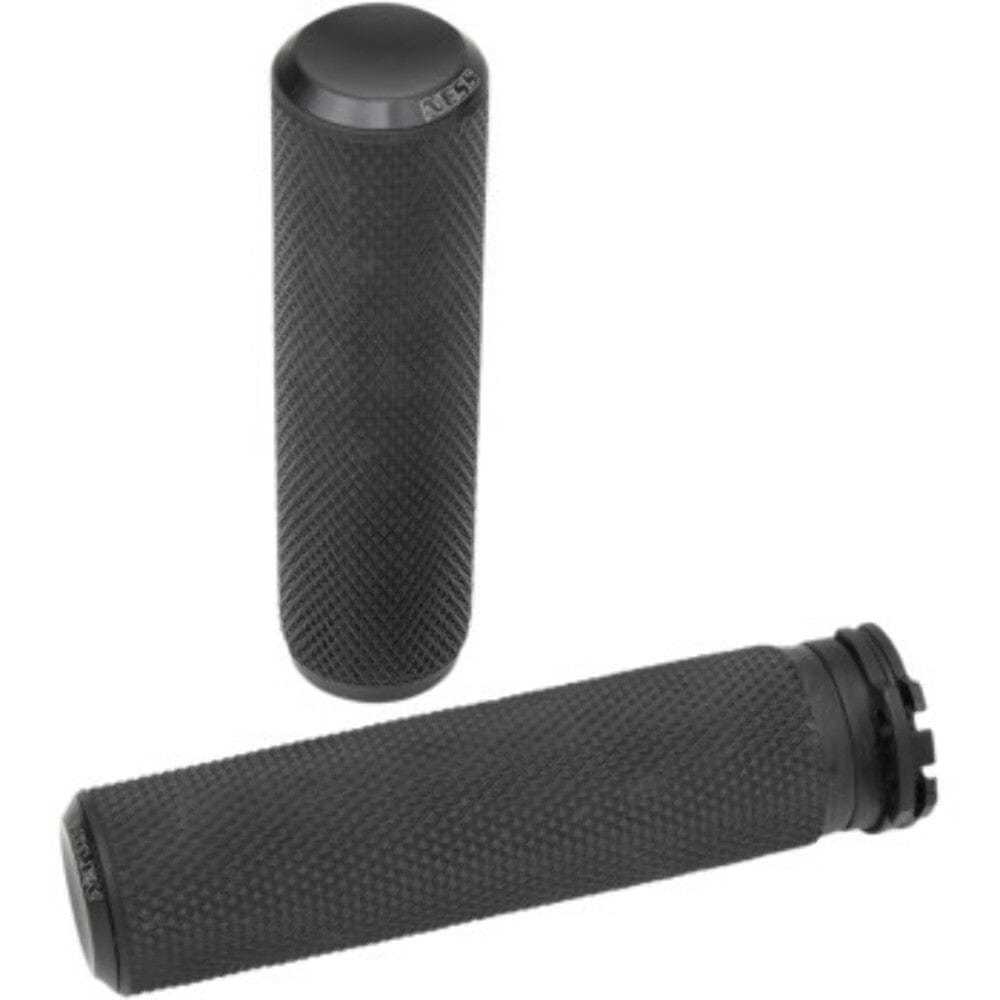 Arlen Ness, Arlen Ness Fusion Black Knurled Hand Grips Dual Throttle Harley Softail Touring