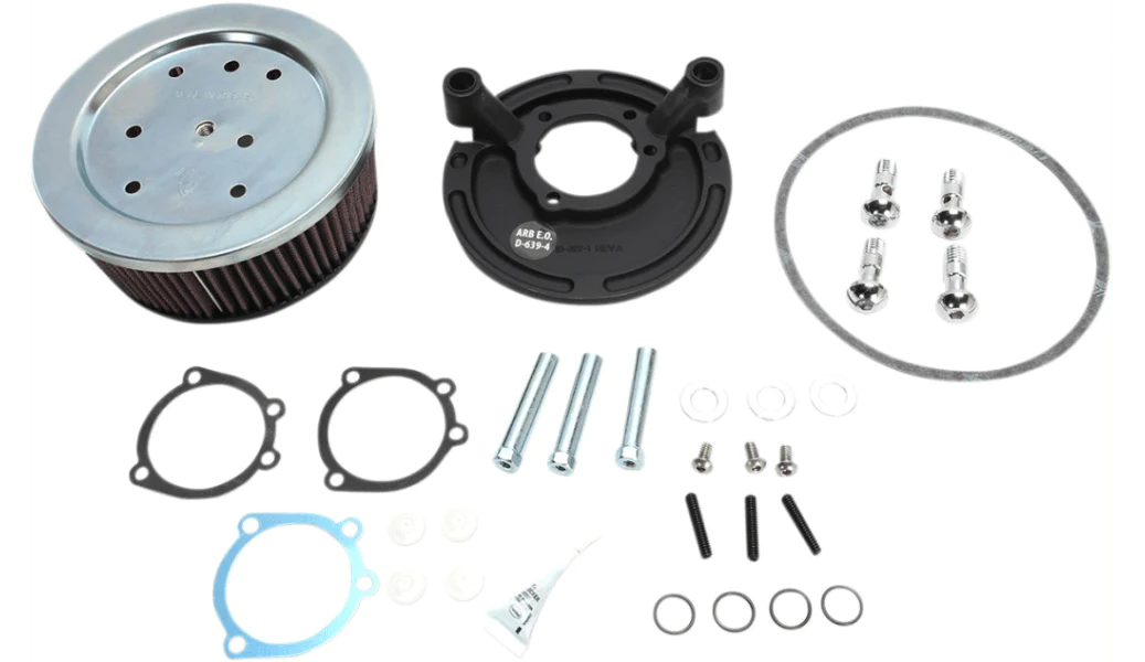 Arlen Ness, Arlen Ness Stage 1 Big Sucker Black Air Cleaner Filter Kit 09+ Harley Sportster