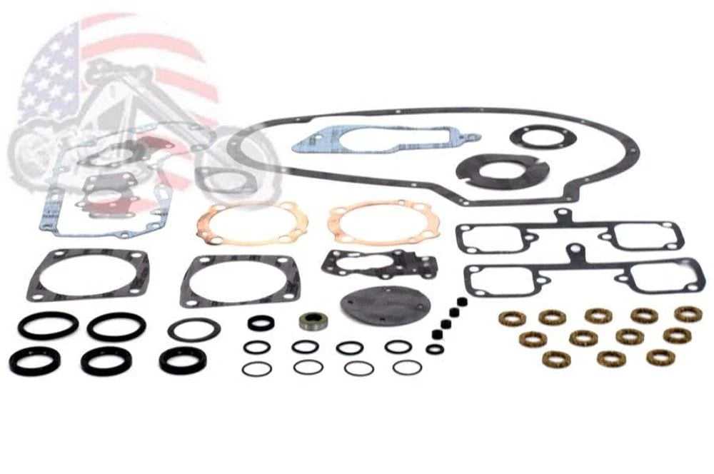 V-Twin Manufacturing, Athena Engine Motor Complete Gasket Rebuild Set Harley Sportster Ironhead Kit