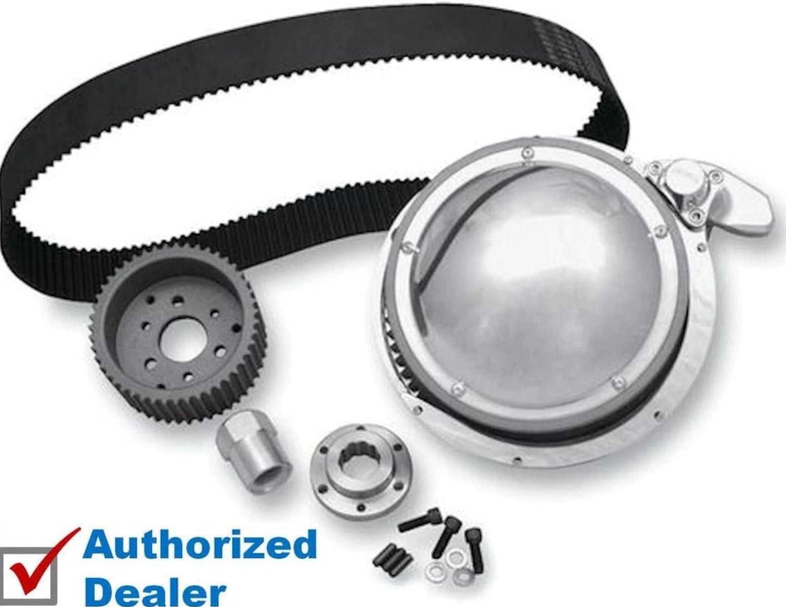 Belt Drives LTD., BDL 2" Shorty Open Belt Drive Primary Kit 1970-1978 Harley Shovelhead Big Twin