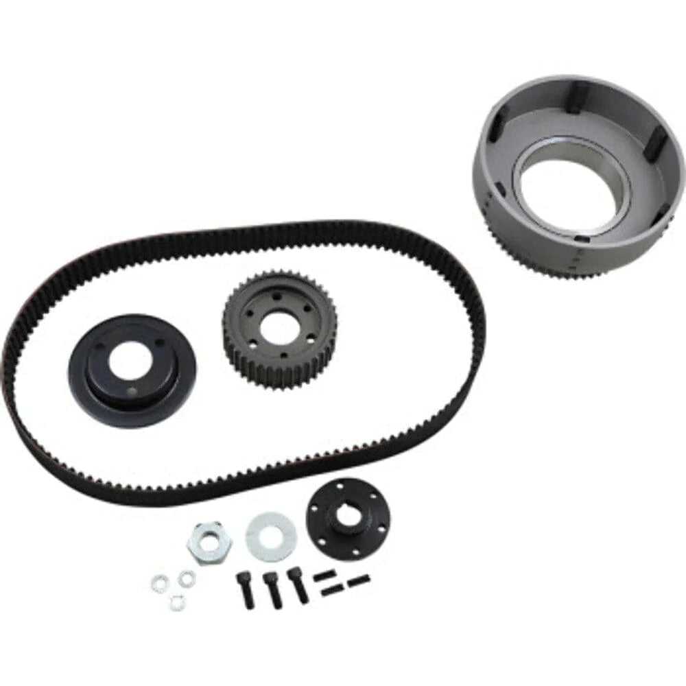 Belt Drives LTD., BDL 8mm 1-1/2" Open Primary Belt Drive Kit Kick Start Harley Panhead Knucklehead