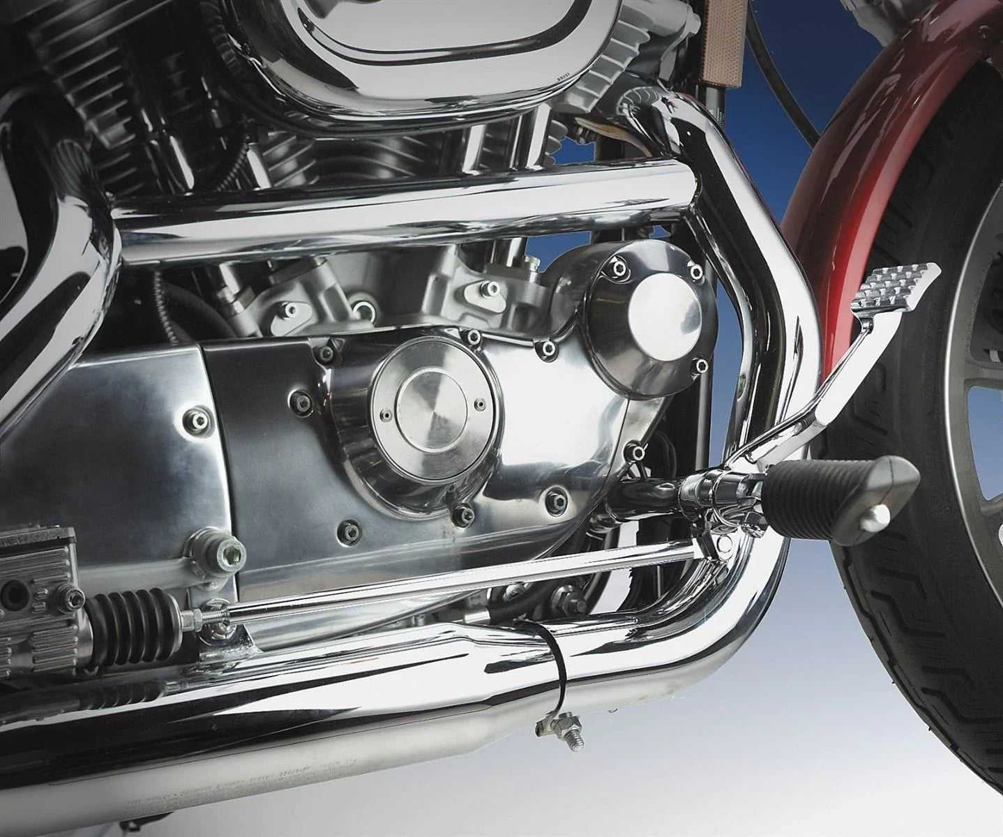 Biker's Choice, Best Fit Deluxe Chrome Forward Control Kit Controls 91-03 Harley Sportster XL