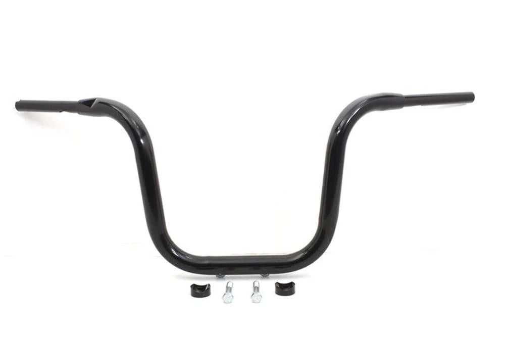 V-Twin Manufacturing, Black 1-1/2" Road Glide 14" Multi Riserless Apes Apehangers Handlebars Harley