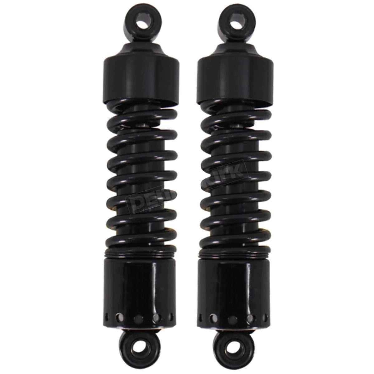 Mid-USA, Black 12" Rear Shocks Suspension Pair 54509-73 Harley 73-86 Shovelhead Big Twin