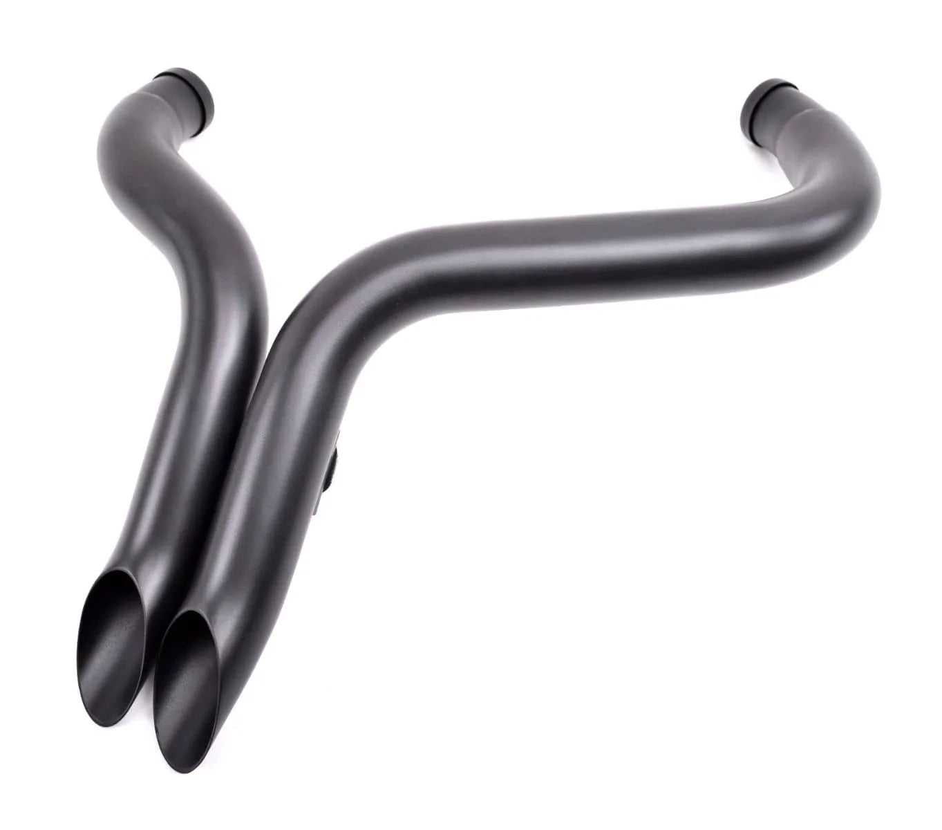 American Classic Motors, Black 2" L.A.F LAF Drag Pipes Exhaust Harley Softail Chopper Custom Bobber 84-17