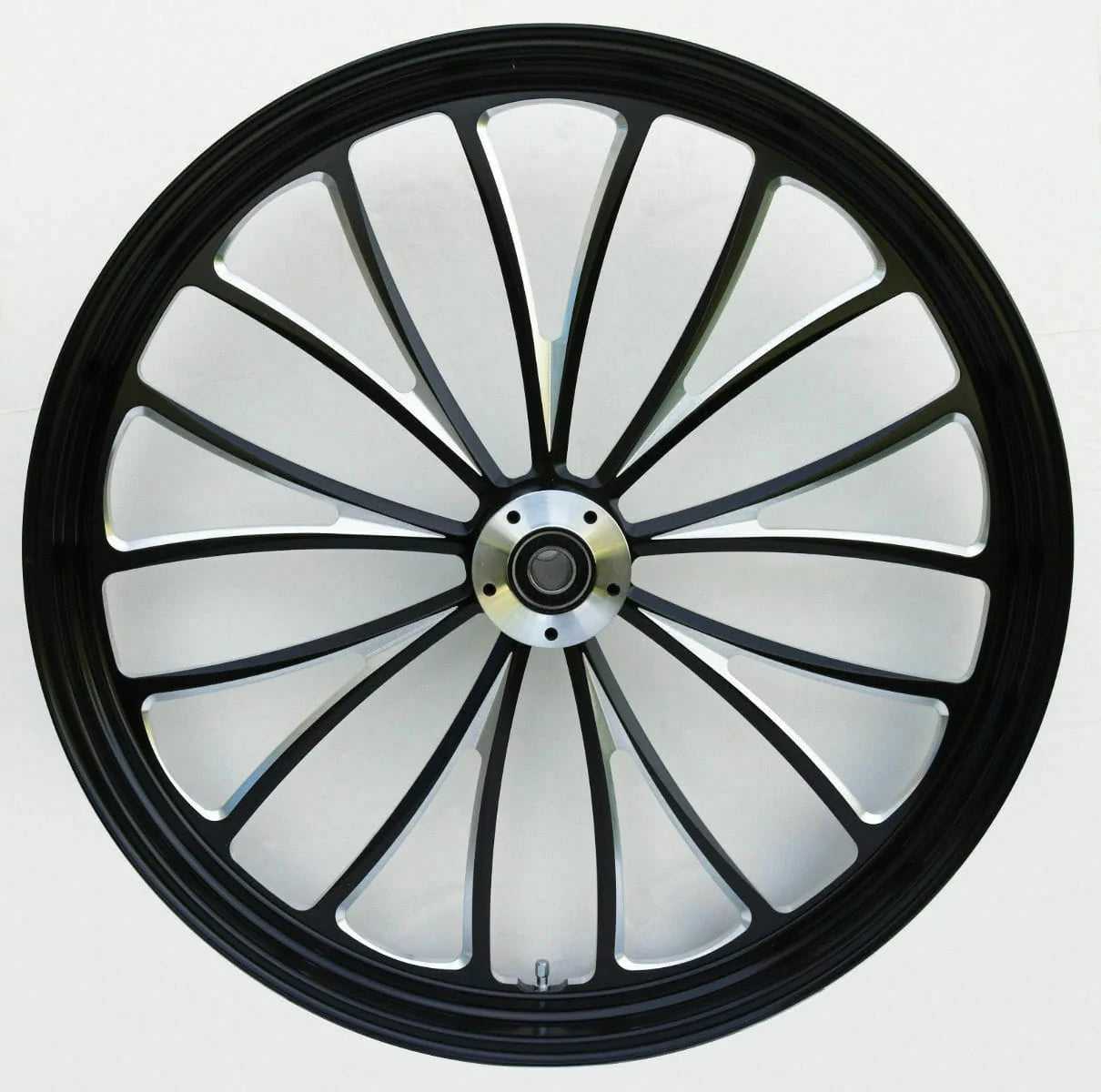 Ultima, Black Manhattan 26" x 3.5" Billet Front Rim Wheel Harley  Touring Dual ABS 08+