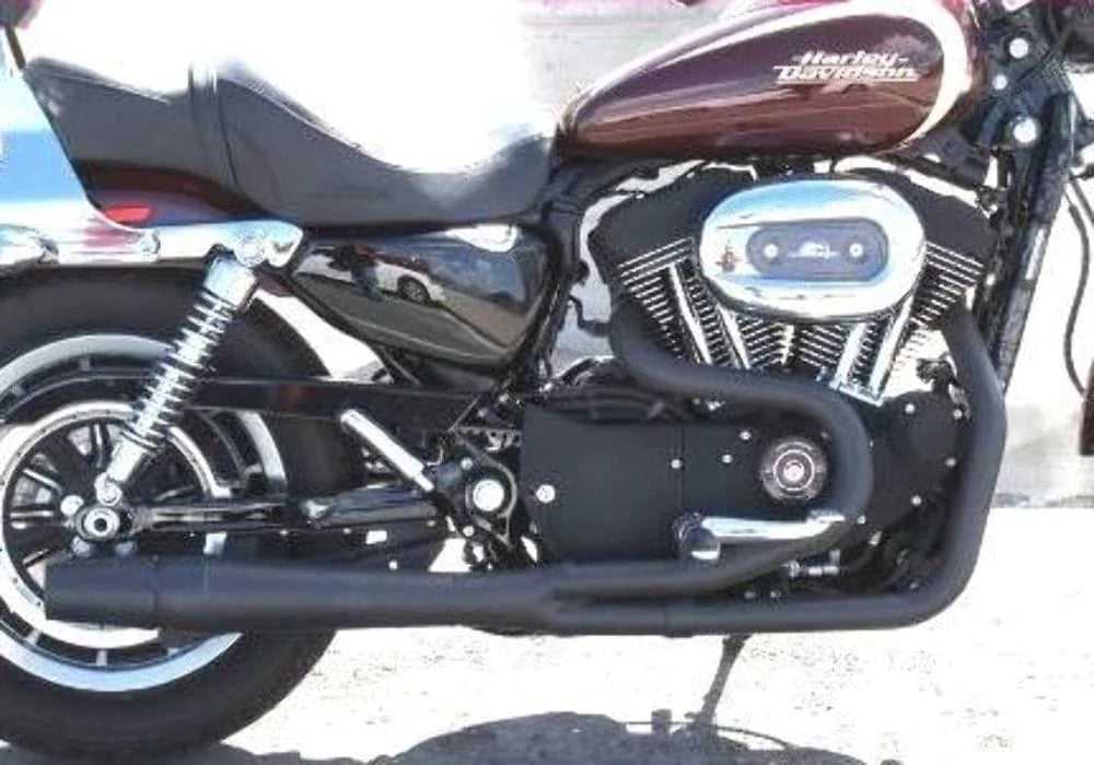 Thunderheader, Black Thunderheader 2 into 1 Exhaust Pipe System 2004-2006 Harley Sportster XL