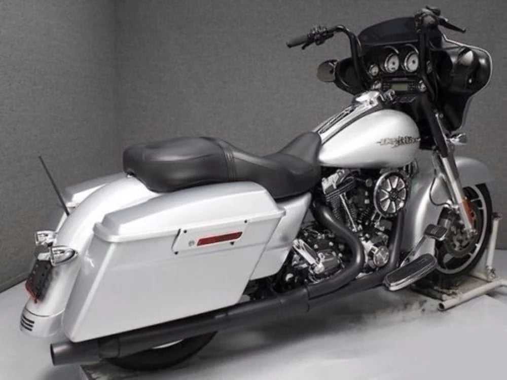 Thunderheader, Black Thunderheader 2 into 1 Full Exhaust Pipe 2007-2008 Harley Touring Bagger