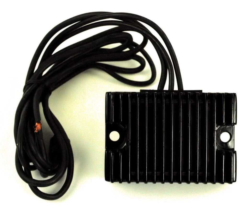 Drag Specialities, Black Voltage Regulator Harley Davidson 1984-1990 XL XLH 883 1100 1200 Sportster