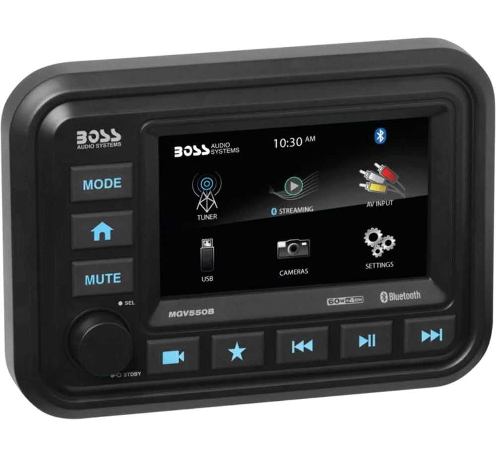 Boss Audio, Boss Audio Systems Mech-Less Mulitmedia Touchscreen Bluetooth Audio Radio Player