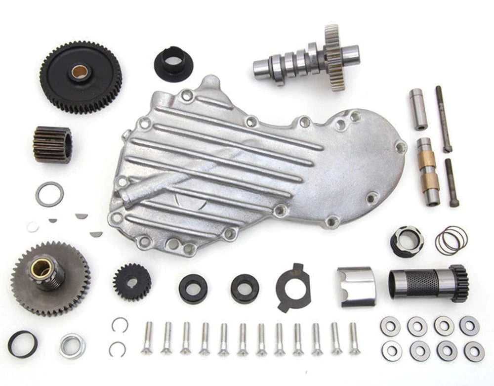 V-Twin Manufacturing, Cast Cam Shaft Lower Chest Assembly Kit Cover Harley Generator 48-53 Panhead