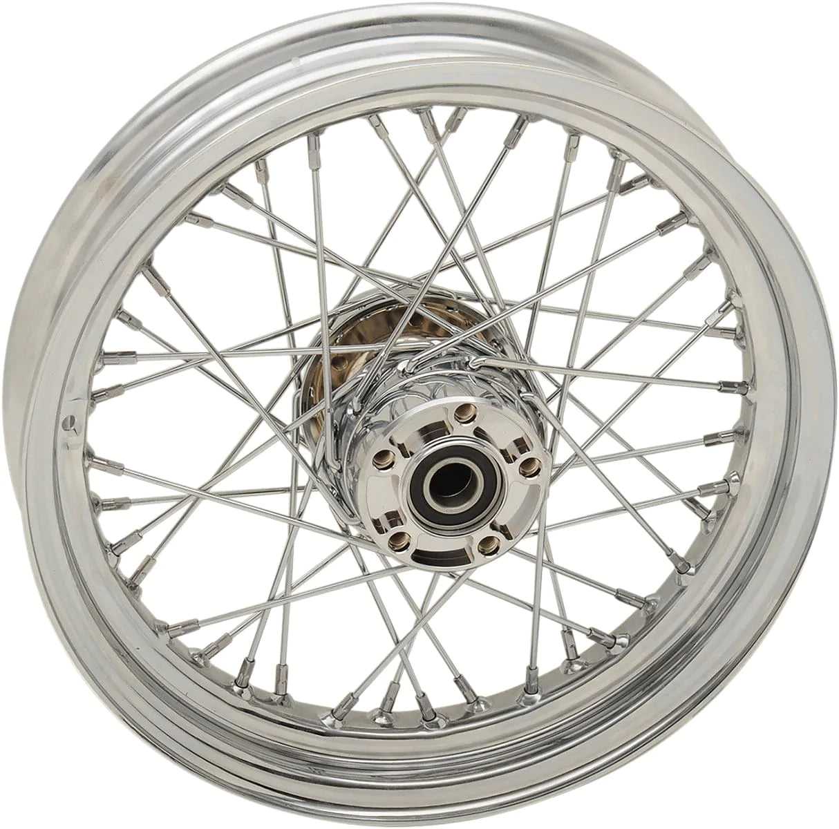 Drag Specialities, Chrome 16" x 3" Rear 40 Spoke Wheel Rim Harley Sportster XL 2008-2019 W/ ABS