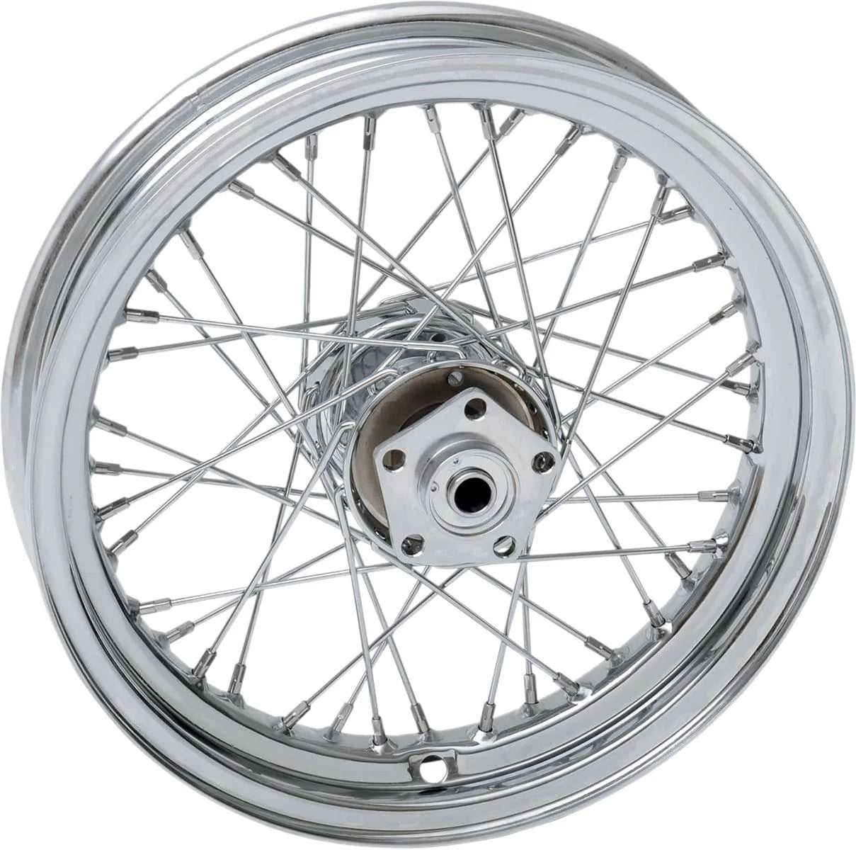 Drag Specialities, Chrome 16 x 3 Rear Wheel Rim 40 Spoke Harley Shovelhead Electra SuperGlide 73-84