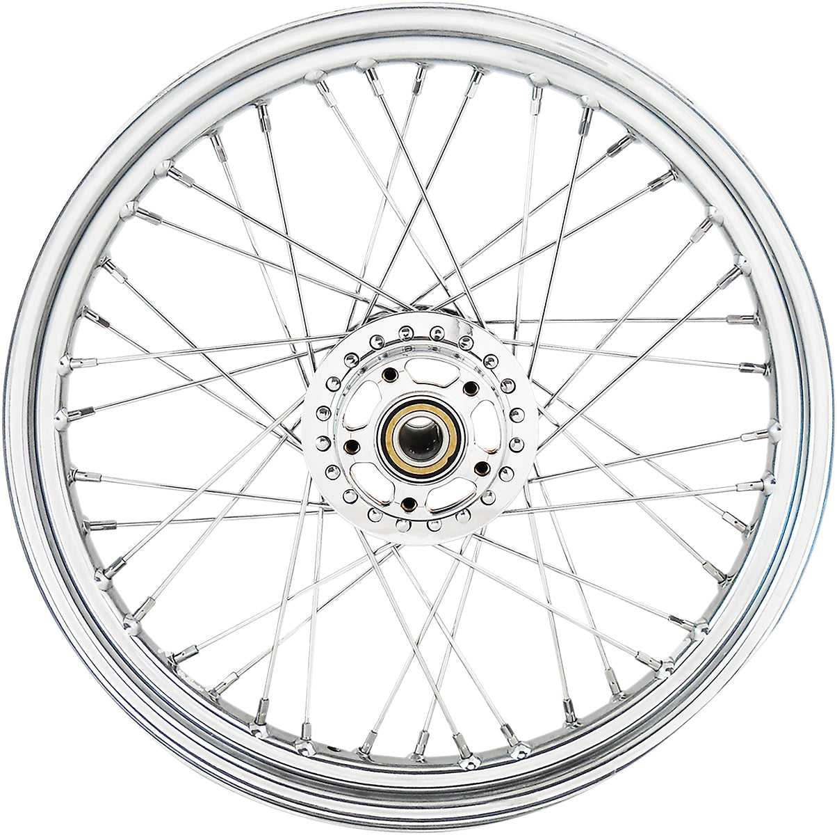 Drag Specialities, Chrome 19 2.5 40 Spoke Front Wheel Rim Harley Sportster XL 48 Custom 1200 W/ ABS