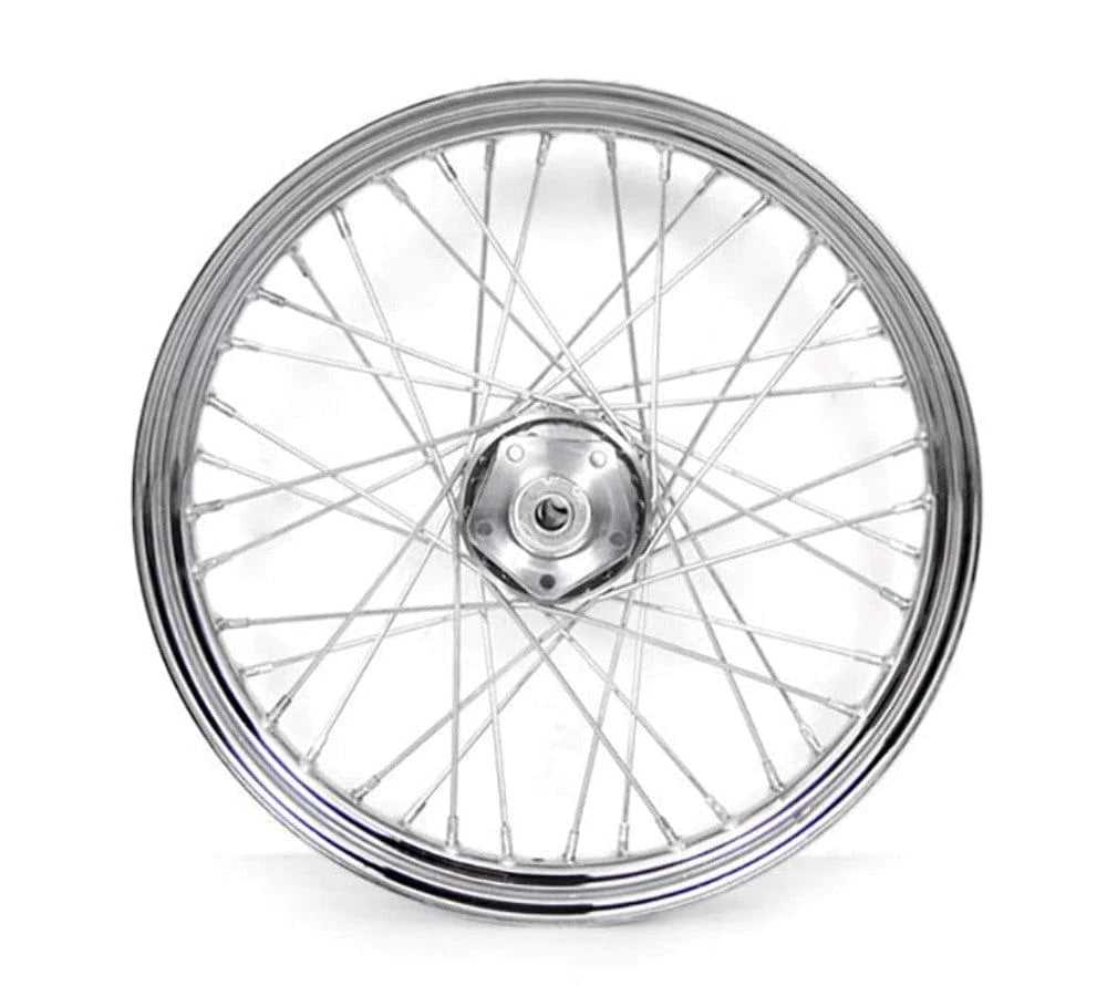 Ultima, Chrome 19" X 2.5" 40 Spoke Front Wheel 84-99 Harley Softail FXST Wide Glide