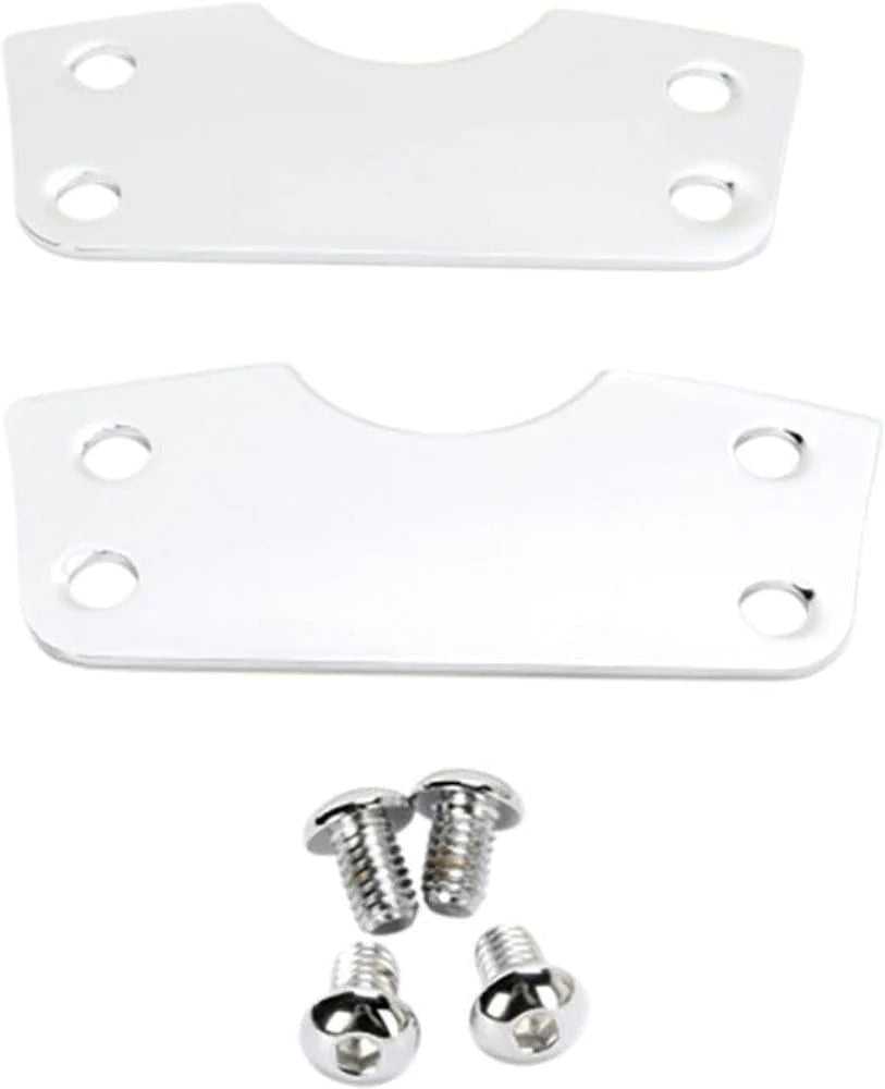 Drag Specialities, Chrome 23" Wheel Fender Lift Brackets Adapters 2014-2021 Harley Touring Bagger