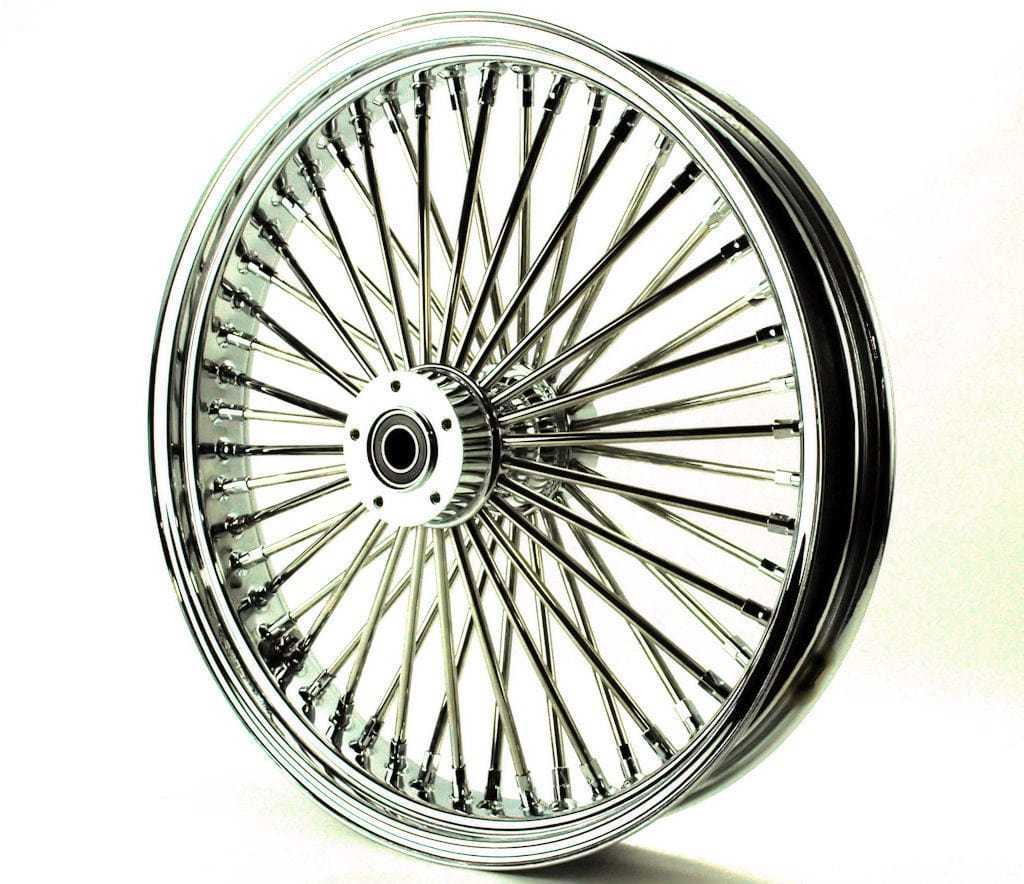 DNA Specialty, Chrome 52 Mammoth Spoke 21 x 3.5 Front Wheel Rim 00-07 Harley Touring Bagger DD