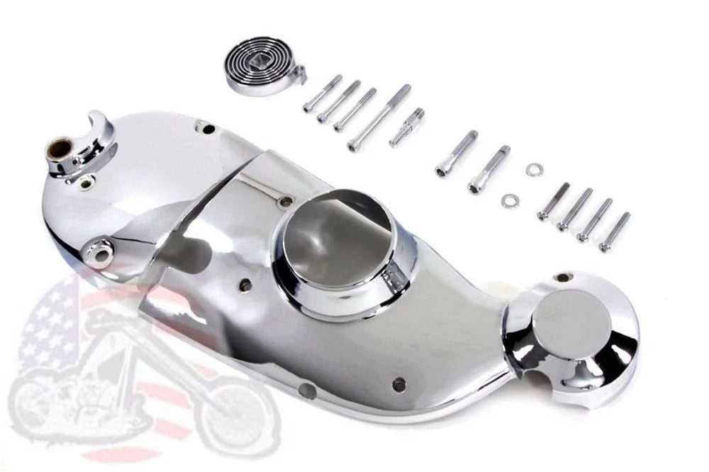 V-Twin Manufacturing, Chrome Cam and Sprocket Cover Kit XLCH Kick Start Ironhead Harley Sportster 1000