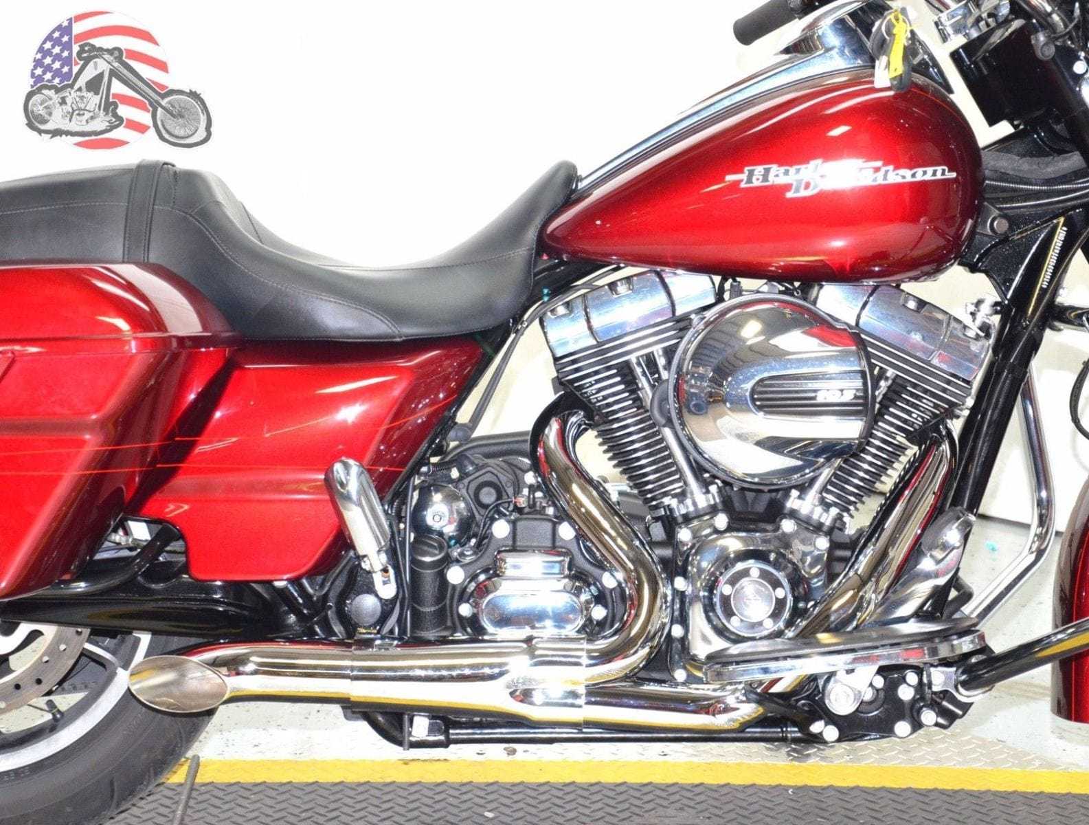 American Classic Motors, Chrome High Output Adjustable 2 into 1 Exhaust Pipe Header Harley Touring Bagger