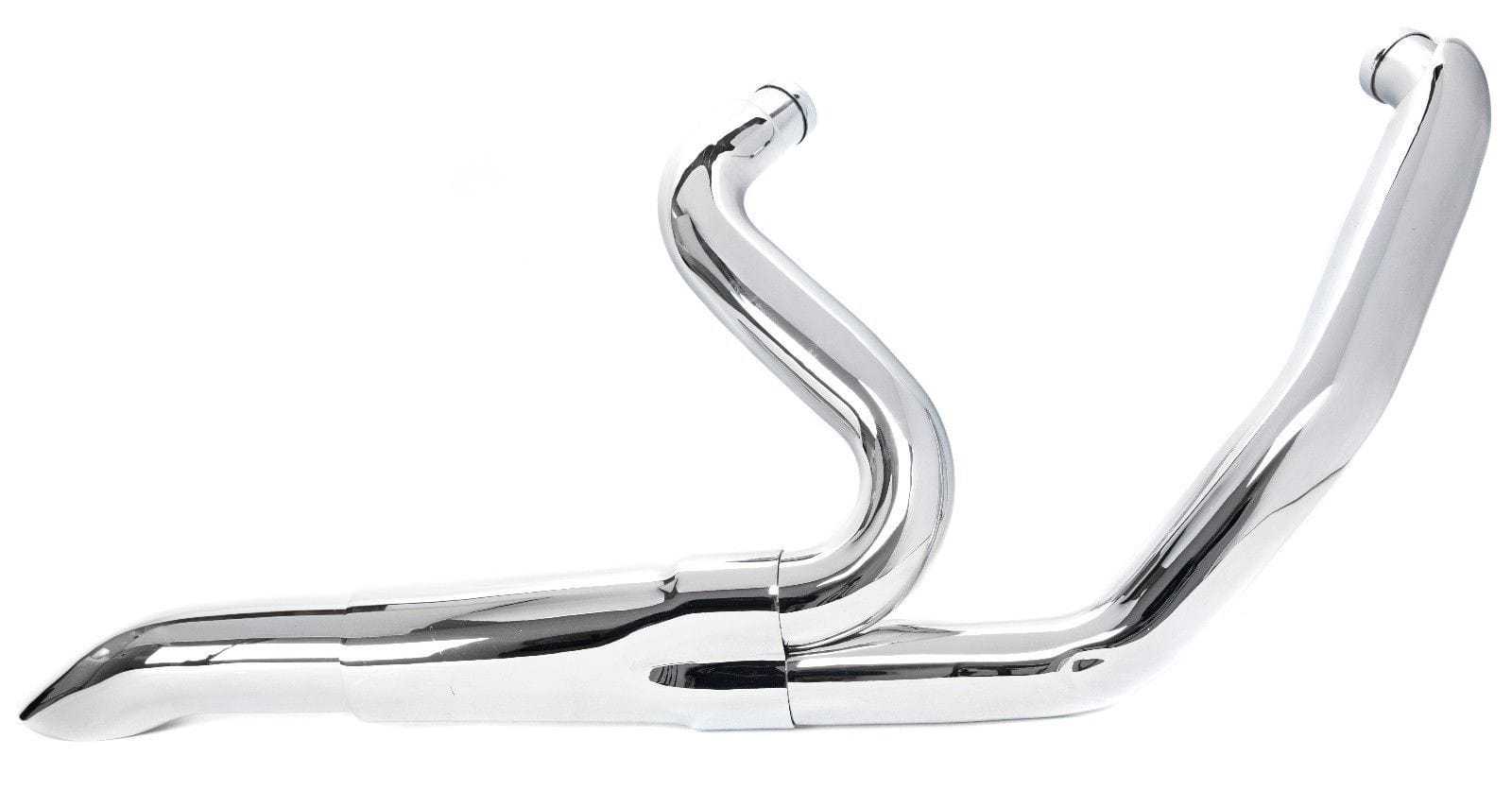 American Classic Motors, Chrome High Output Adjustable 2 into 1 Exhaust Pipe Header Harley Touring Bagger