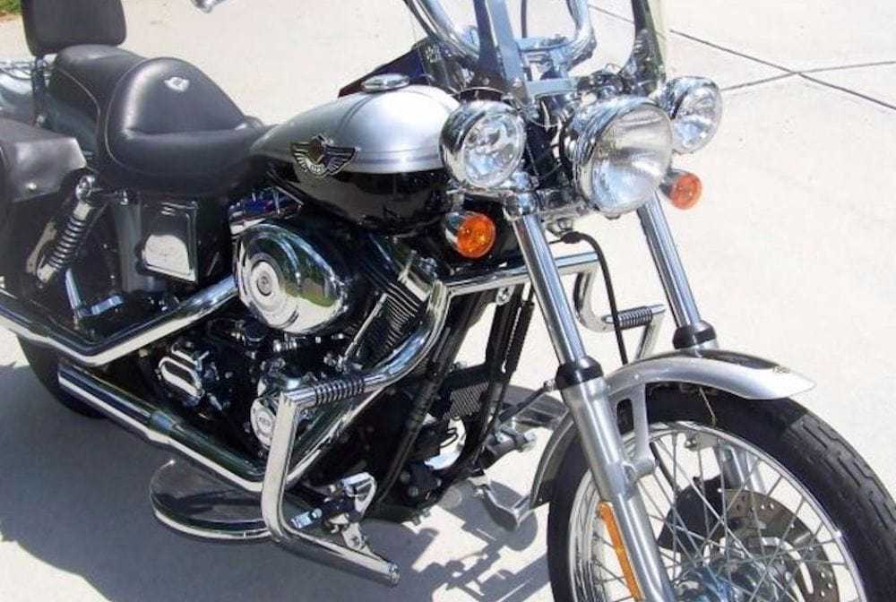 Lindby, Chrome Lindby Linbar Engine Guard Highway Bars Harley FatBob & Dyna Wide Glide