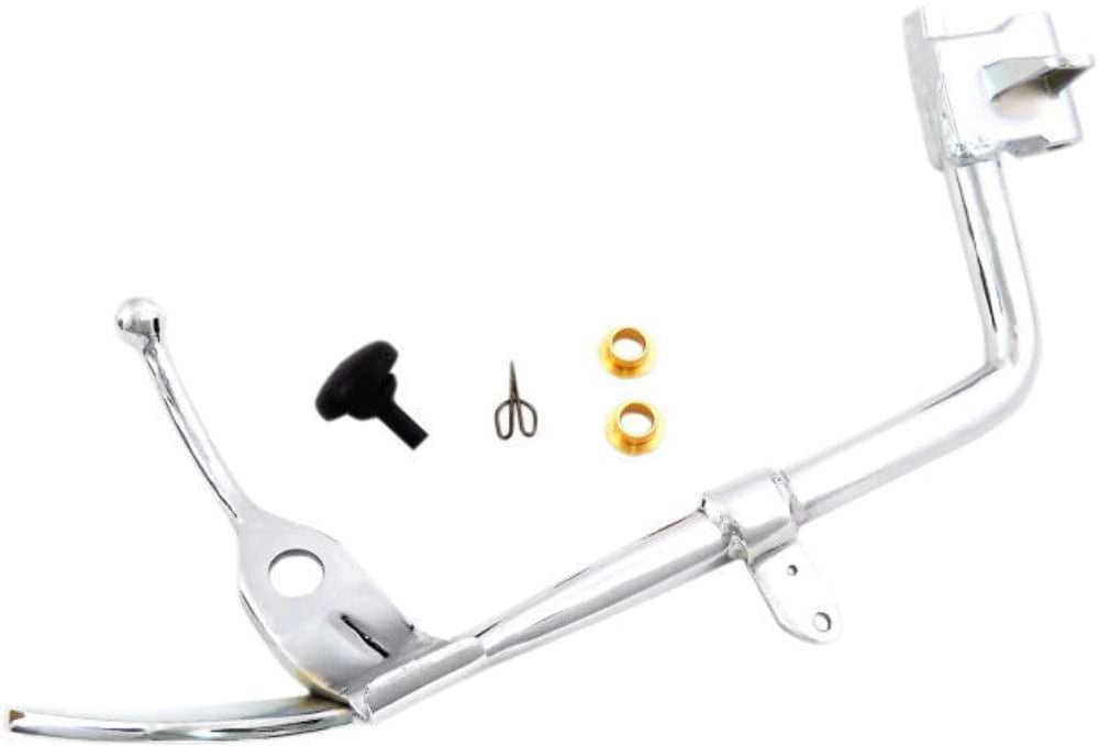 Drag Specialities, Chrome Replacement Kickstand Jiffy Stand 2007-2017 Harley Softail FXST FLST