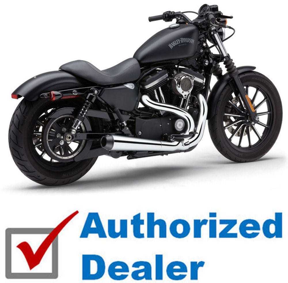 Cobra, Cobra Chrome El Diablo 2 to 1 2-1 Exhaust Pipe Header 04-13 Harley Sportster XL