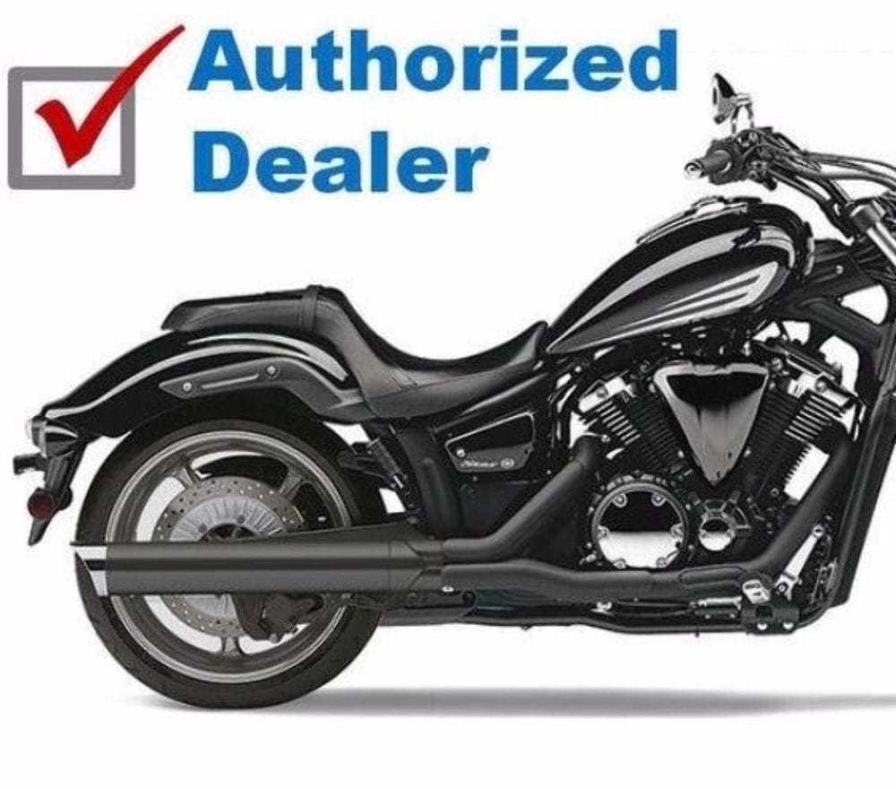 Cobra, Cobra Exhaust 4" Black Slip-On Scalloped Tip Muffler 11-16 Yamaha Stryker 2270B