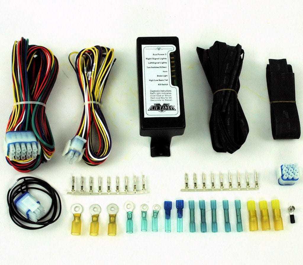 Ultima, Complete Ultima LED Electronic Wire Wiring System Harness Kit Harley Evo Custom