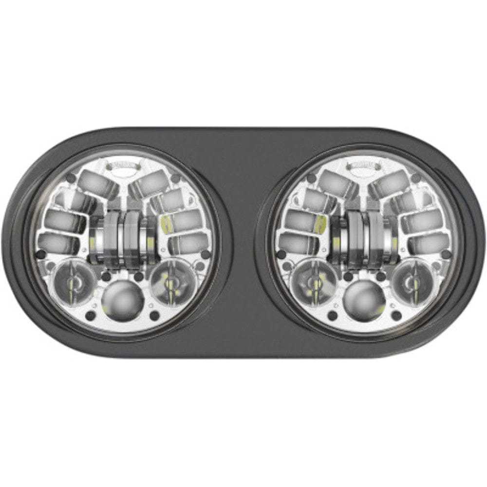 Custom Dynamics, Custom Dynamics ProBeam Chrome Adaptive LED Headlamp Headlight Harley FLTR 98-13