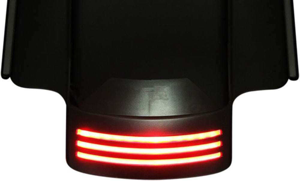 Custom Dynamics, Custom Dynamics ProBeam Rear Fender Red LED Tri Bar Light Harley Touring 14+