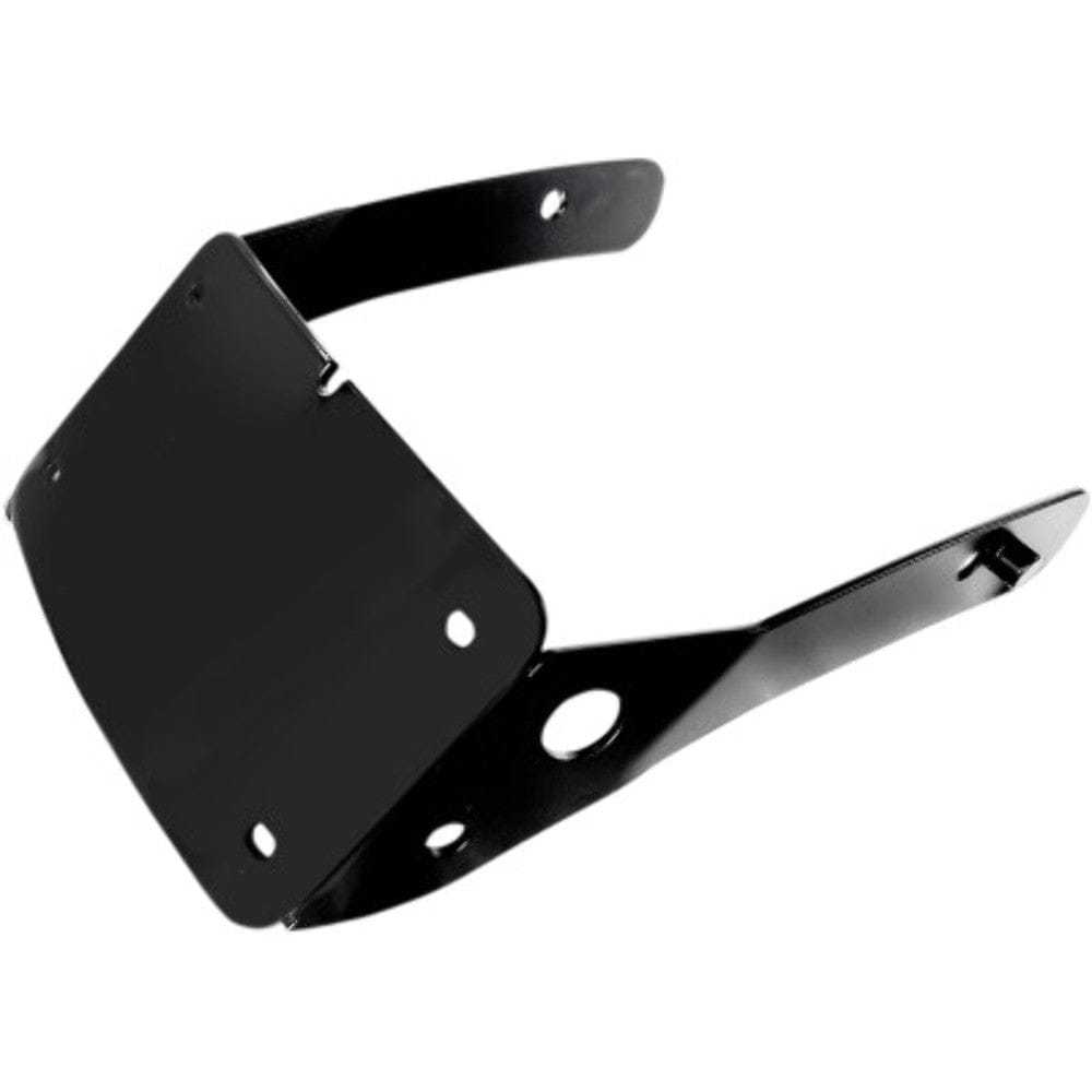 Cycle Visions, Cycle Vision Black Curved License Plate Holder Mount Harley 2010-2015 Dyna FXDWG