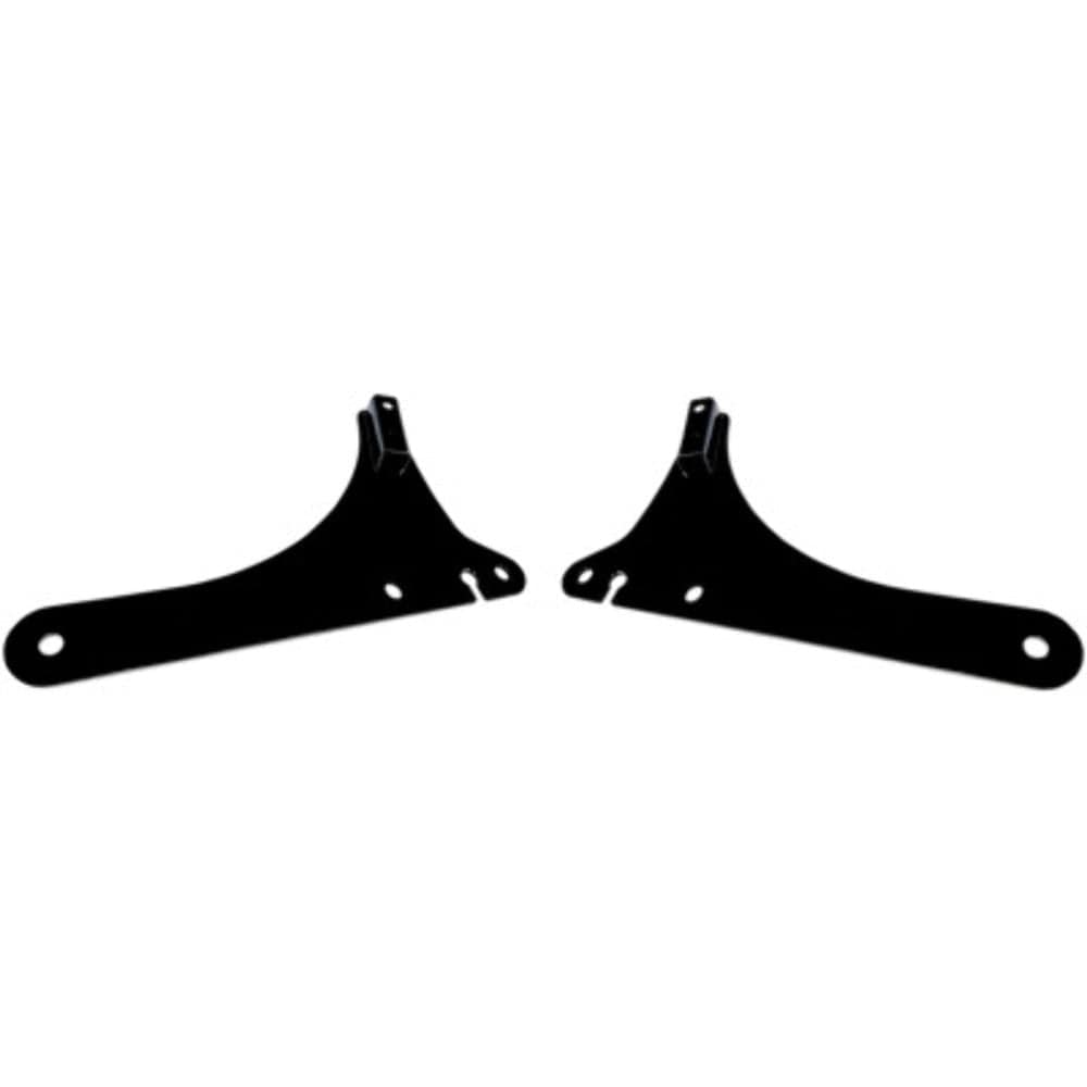 Cycle Visions, Cycle Visions 8 3/4" Sissy Bar Side Plates Black Harley Softail 18+ FLSL FXBB