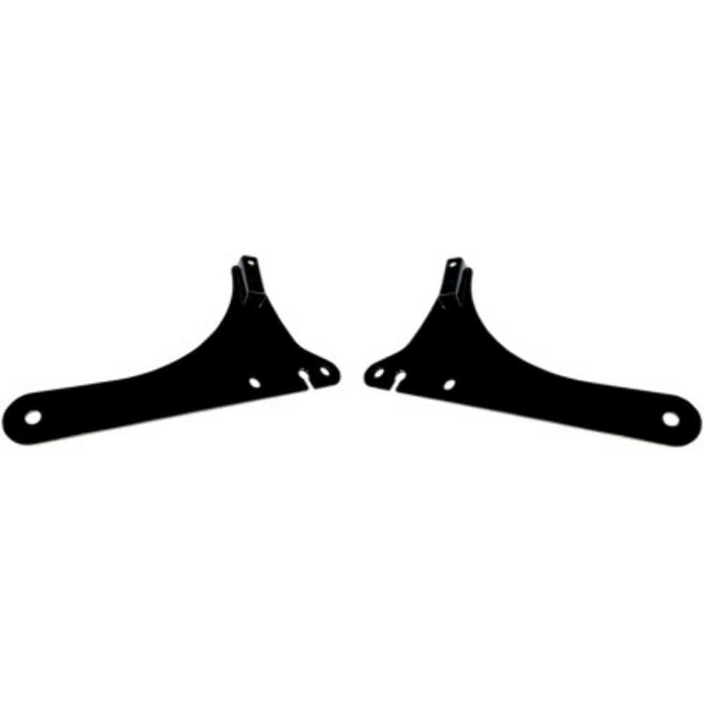 Cycle Visions, Cycle Visions 8 3/4 Sissy Bar Side Plates Black Harley Softail Fat Bob FXFBS 18+