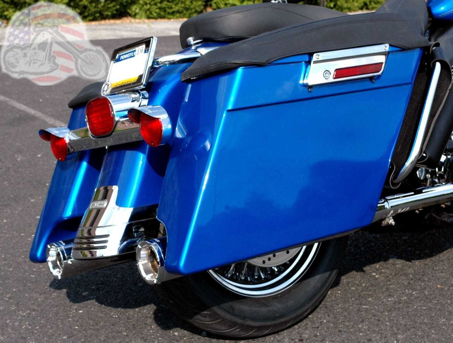 DNA Specialty, DNA 4" Stretched Extended ABS Saddlebags Bag Latches Harley Touring Bagger 93-13