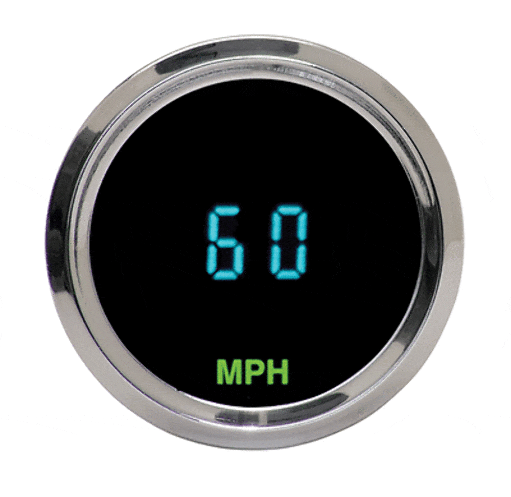 Dakota Digital, Dakota Digital Mini 2 1/16" Speedometer Harley Chopper Bobber Custom # HLY-3013