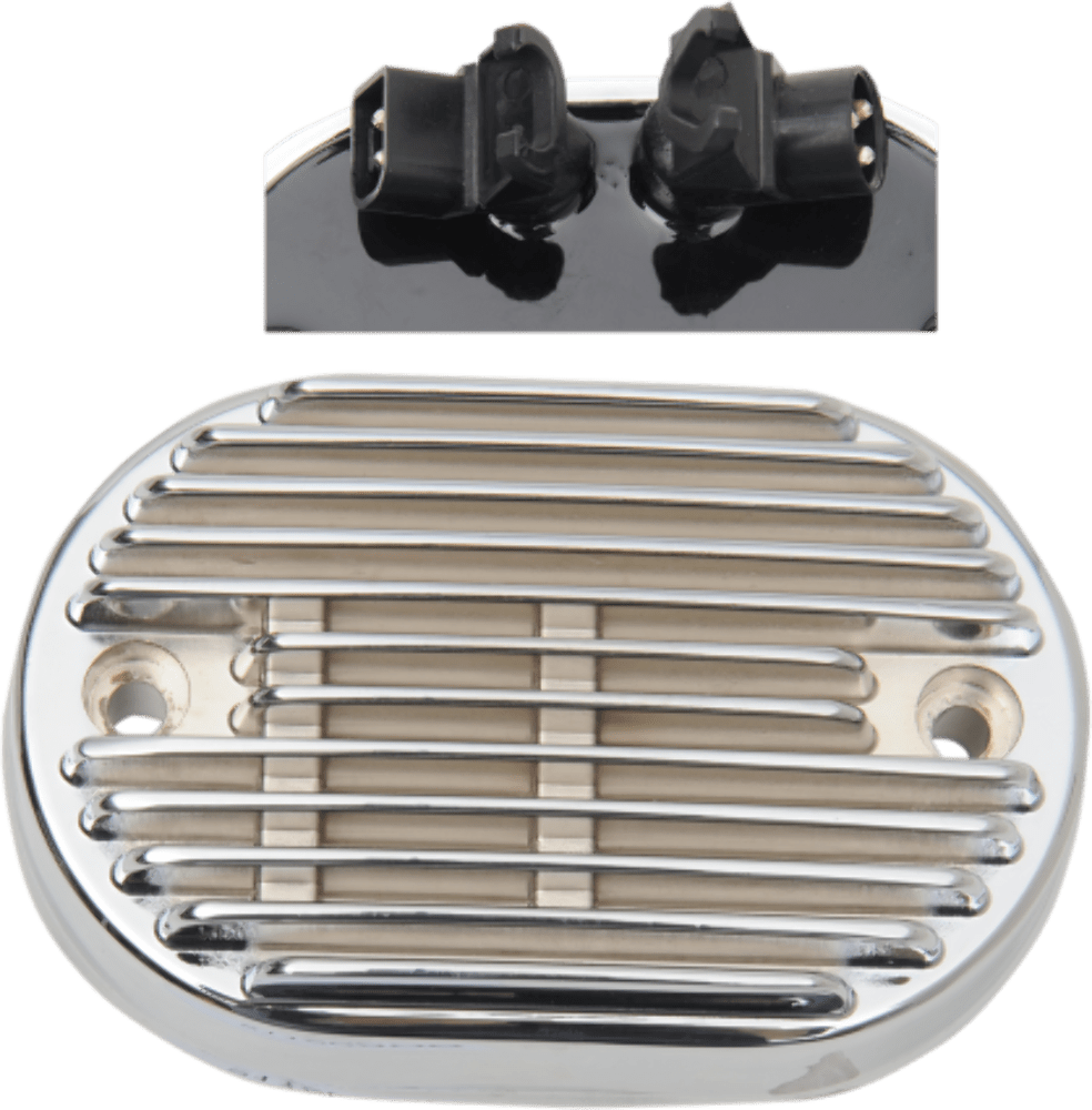 Drag Specialties, Drag Chrome Solid State Voltage Regulator 45A/60A Harley 11-17 Softail 74540-11