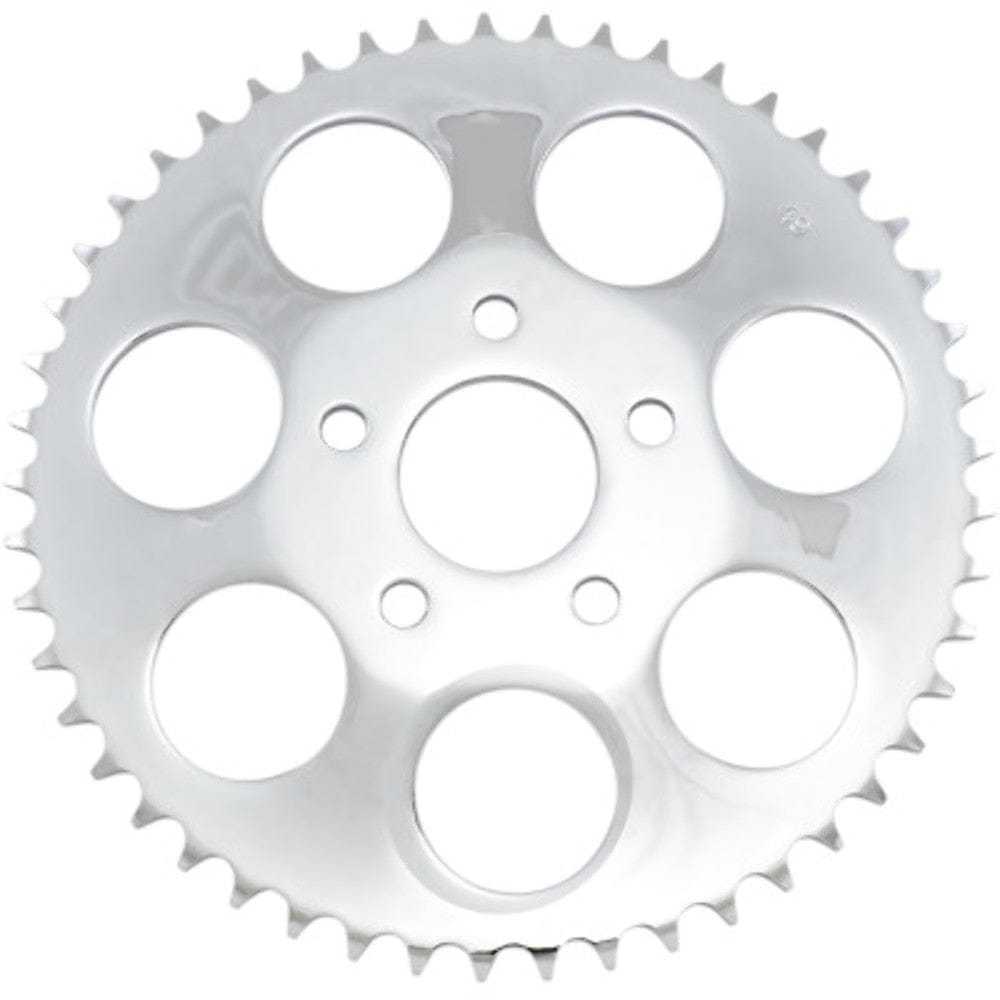 Drag Specialties, Drag Specialties Chrome 48 Tooth Dished Rear Wheel Sprocket Harley Big Twin Evo